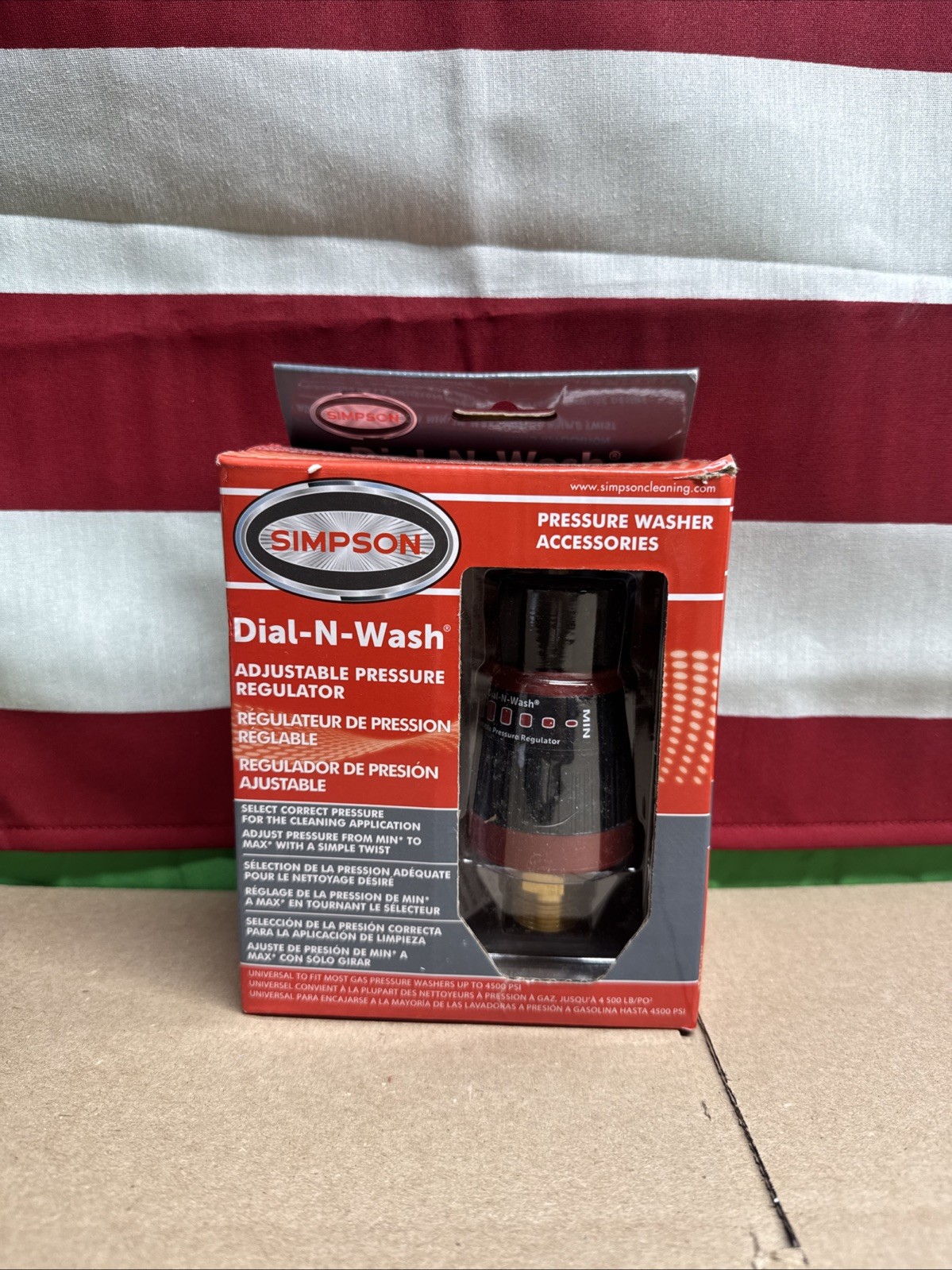 Simpson 4500PSI Dial-N-Wash Adjustable Pressure Washer Regulator 82232 FREE SHIP