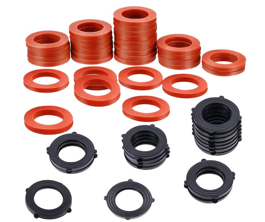 Arandelas de goma para manguera 3/4”, sellos resistentes, pack 32 unidades