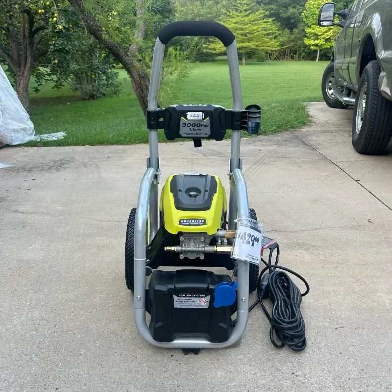RYOBI 3000 PSI 1.1 GPM BRUSHLESS ELECTRIC PRESSURE WASHER RY143011 – UNIT ONLY
