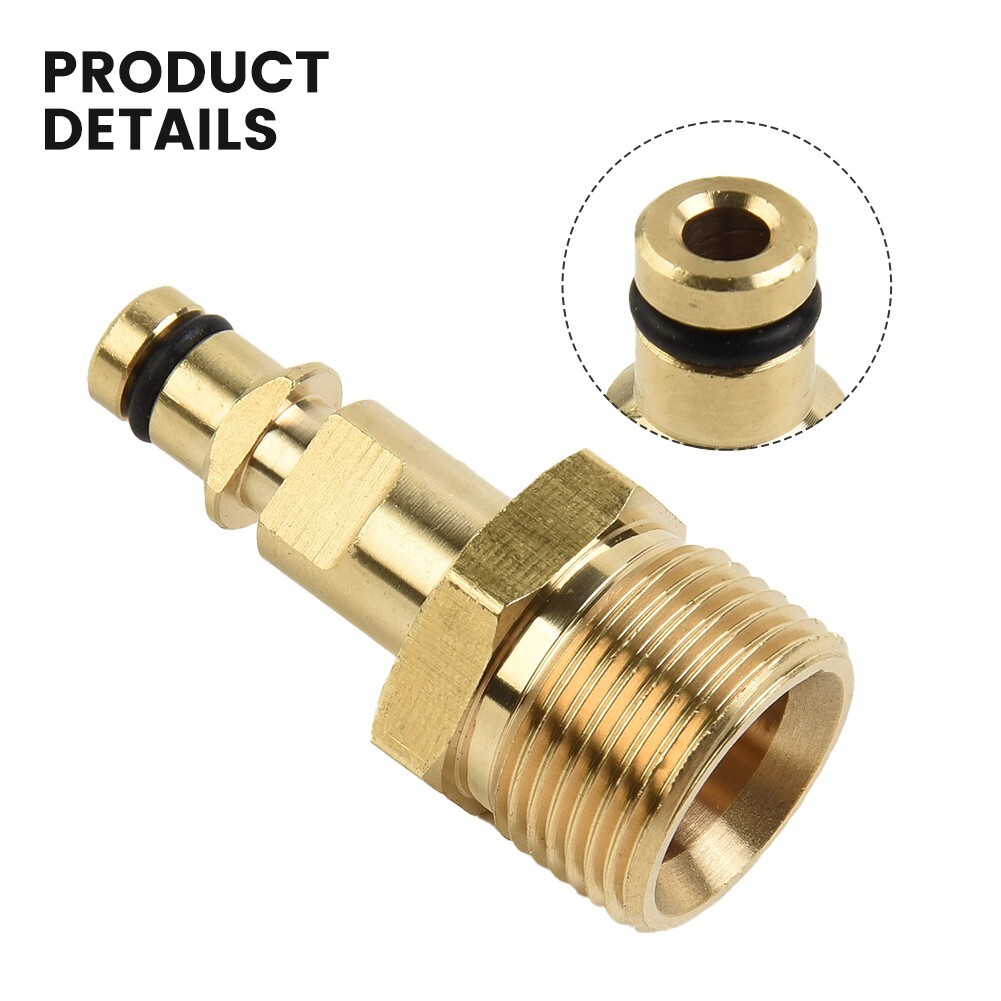 M22 14MM Adapter for Karcher Gun Pressure Washer Hose Pipe Quick Convert Garden