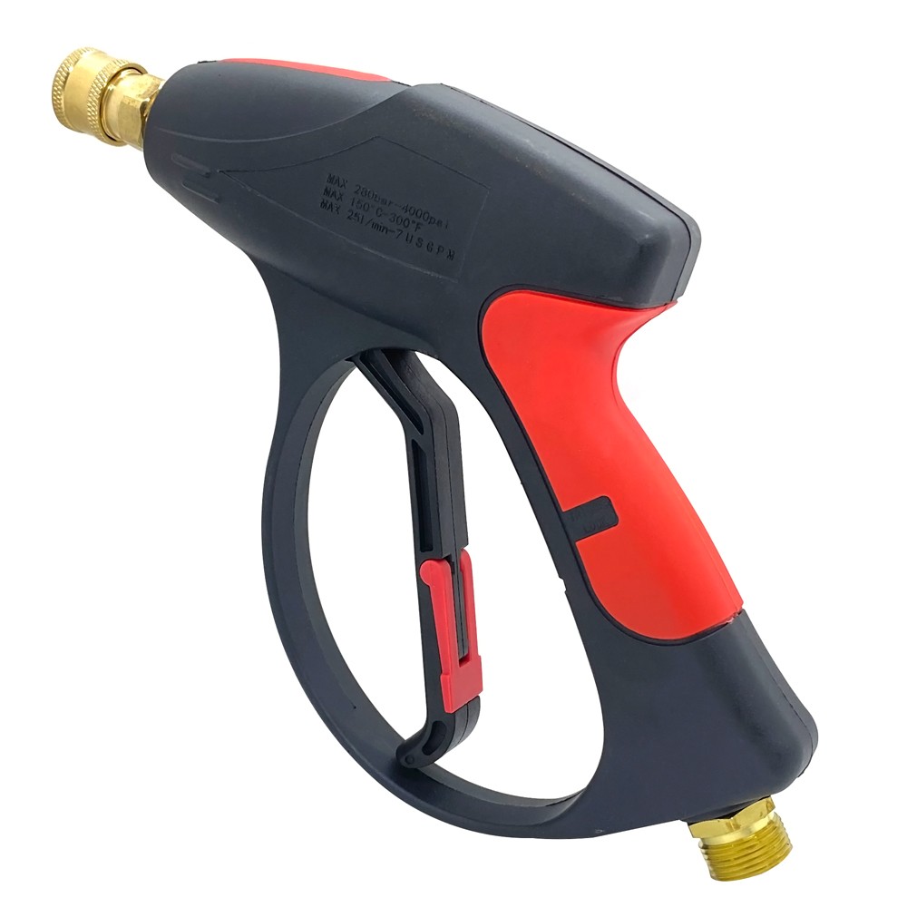 1/4″ High Pressure Washer Gun 4000 PSI Car Wash Spray Gun Wand 5 Nozzle Hose