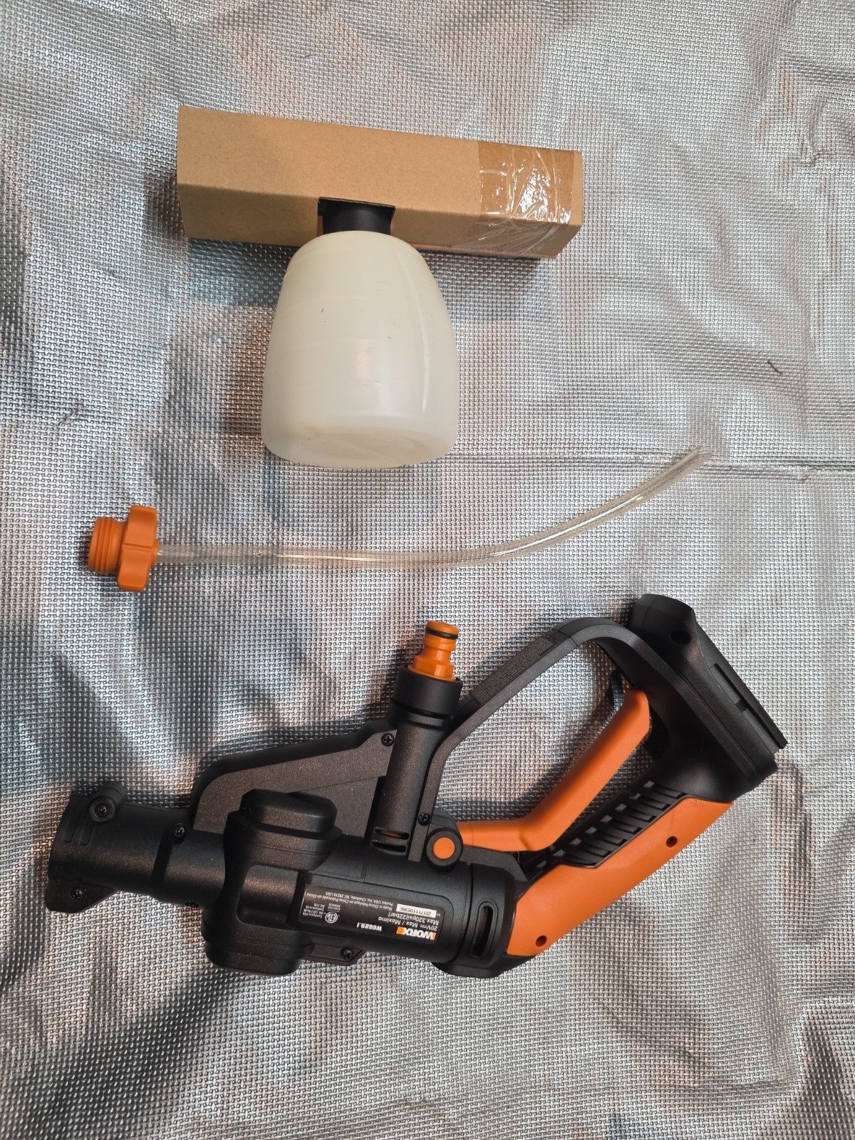 WORX WG629.1 HydroShot Portable Power Cleaner 20V Battery Inc.320PSI Missing Arm