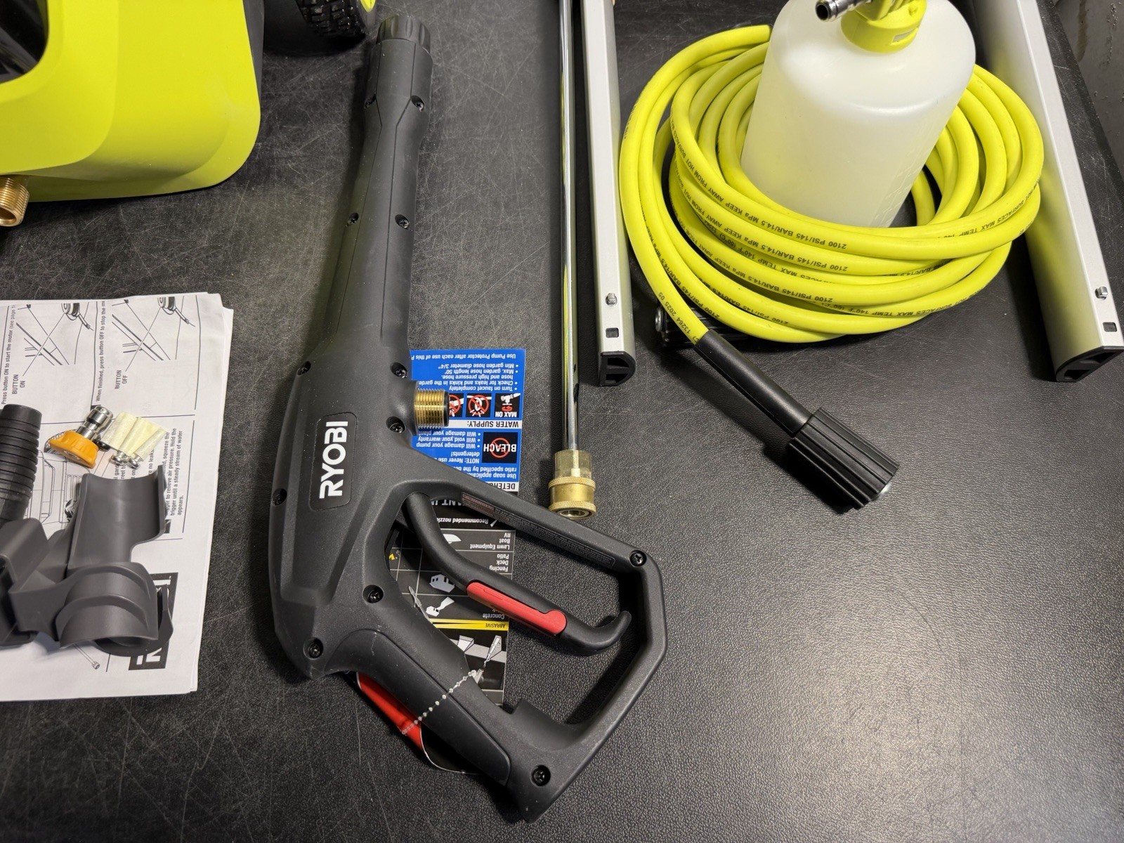 RYOBI RY142012 2100 PSI 1.2 GPM Electric Pressure Washer Open Box New