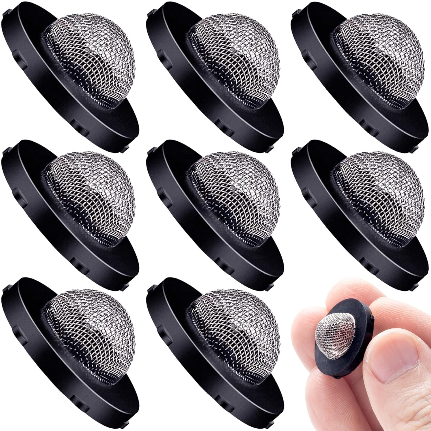 Hose Filter Washers Stainless Steel Hose Screen Inlet with Strainer Fittings Kit