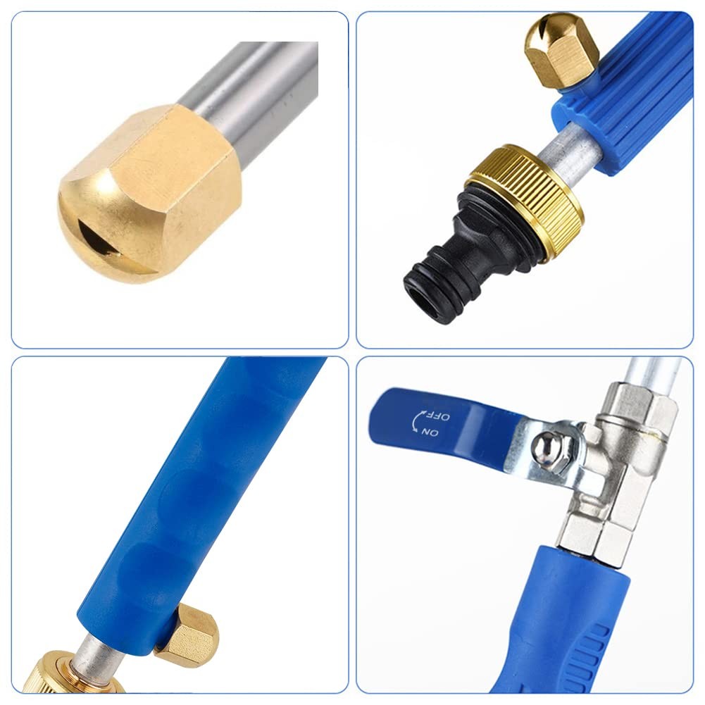 Jet Nozzle 2-in-1 High Pressure Power Washer, Watering Sprayer Cleaning Tool,…