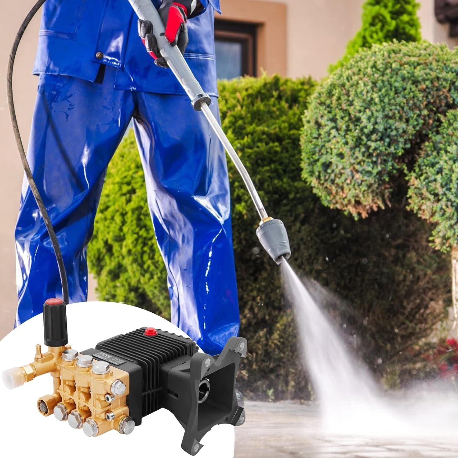 Durable 4.0 GPM Replacement Pressure Washer Pump – Compatible with Major Brands