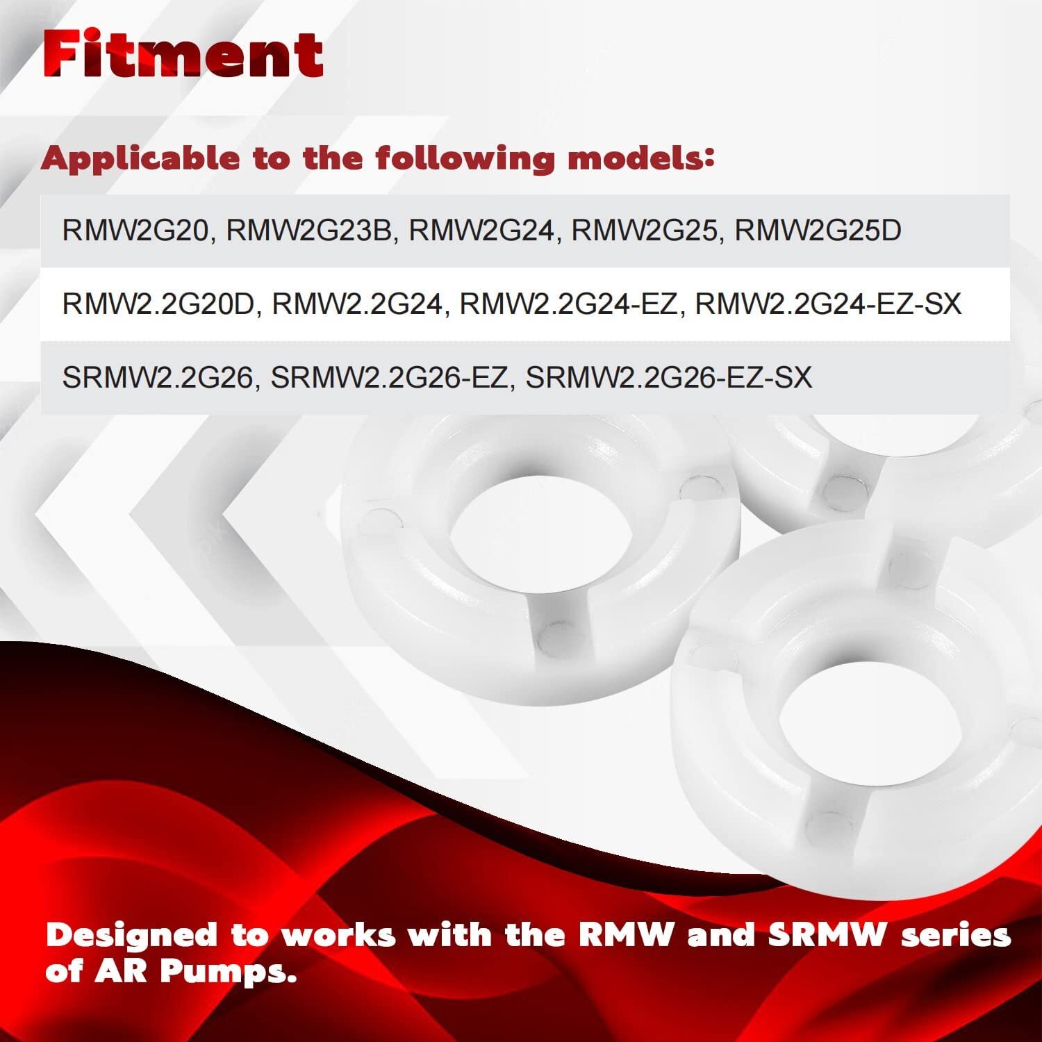 AR 2840561 Bushings for RMW Pressure Washer Pump RMW2G20, RMW2.2G24 & SRMW Pumps