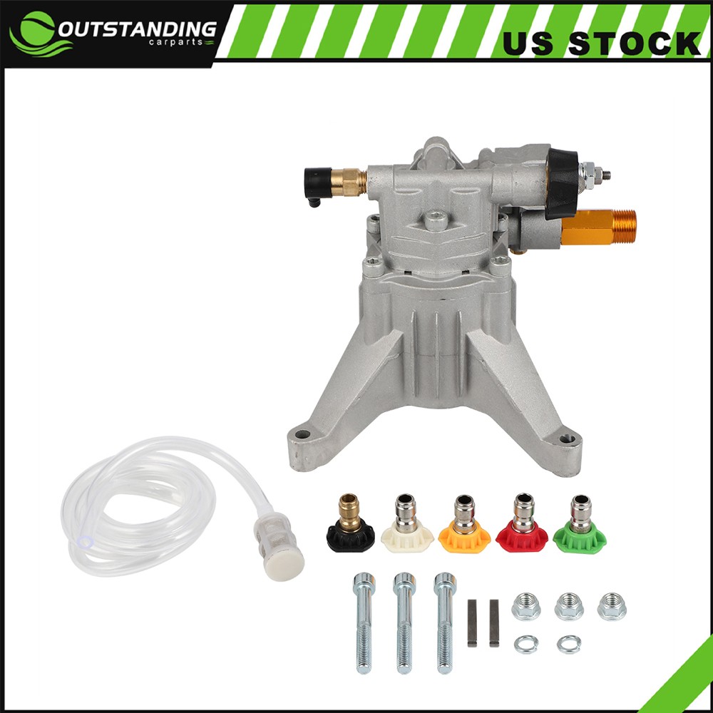 Pressure Washer Pump 7/8″ Shaft Vertical Replaced Pump 3000 PSI 2.5 GPM New