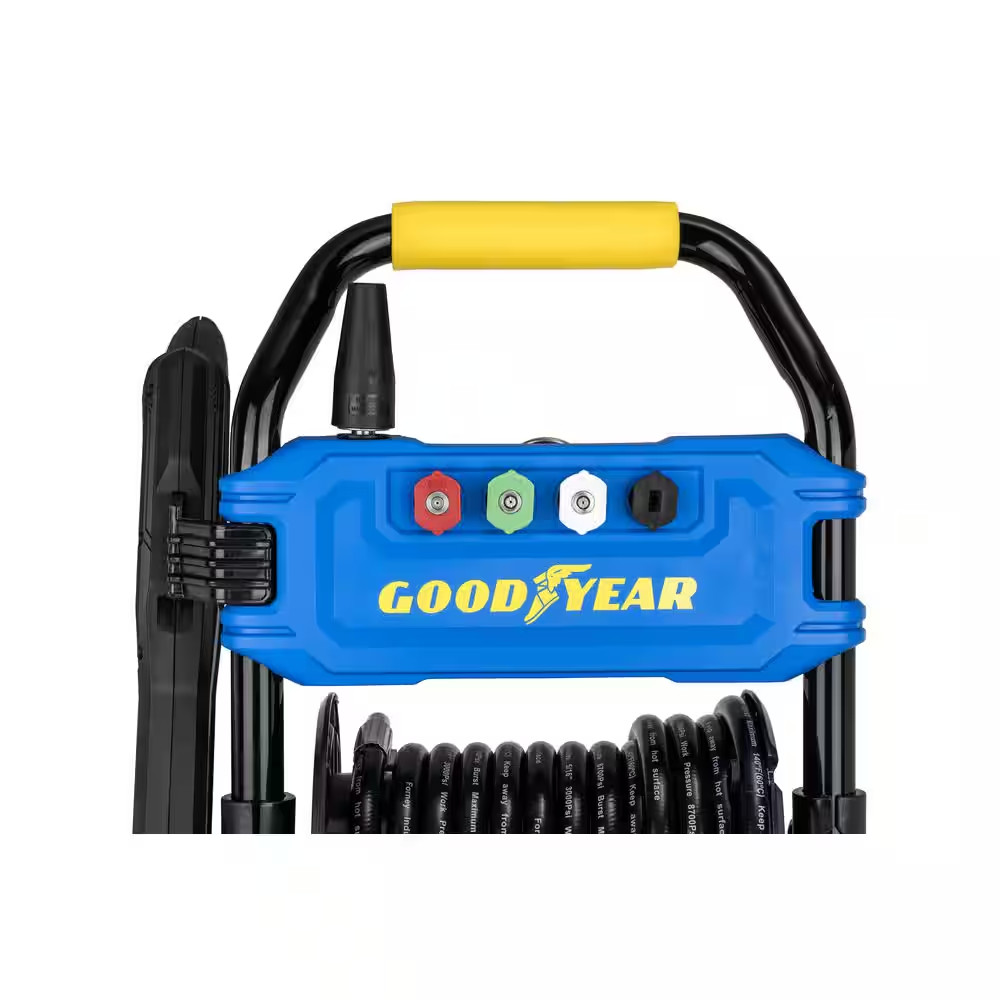 2200Psi, 1.65 GPM Cold Water Electric Pressure Washer 4 Quick-Connect Spray and