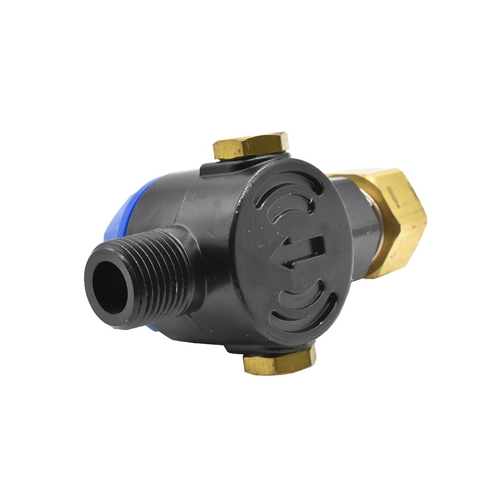 PW7204 Water Inlet Filter – 3/4 Inch Female NH x 1/2 Inch MNPT – Blue