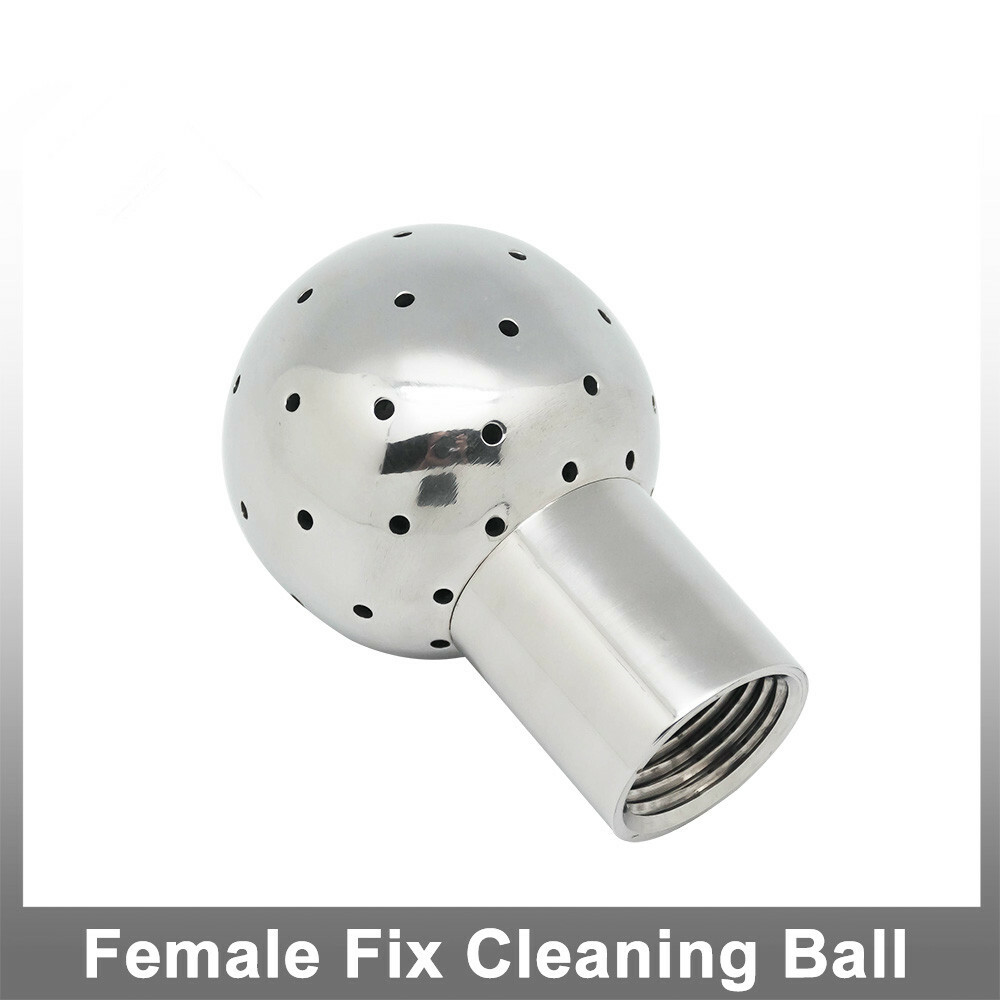 1/2″ 3/4″ 1″ BSP Female 304 Stainless Fix Spray Ball Tank Cleaning CIP canister