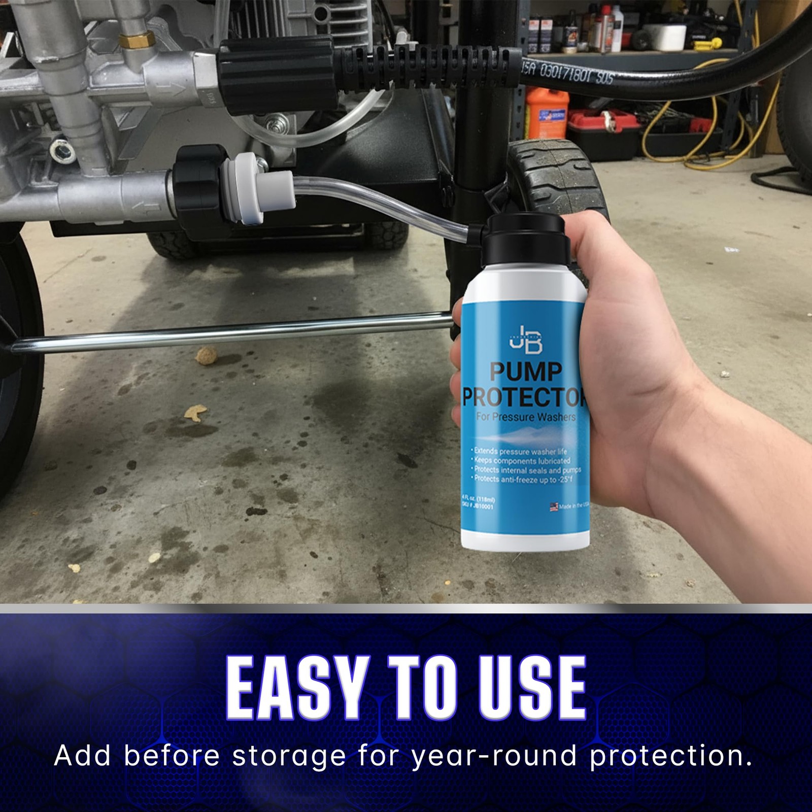 Pressure Washer Pump Saver Antifreeze And Lubricant 4 Oz Prevents Freezing