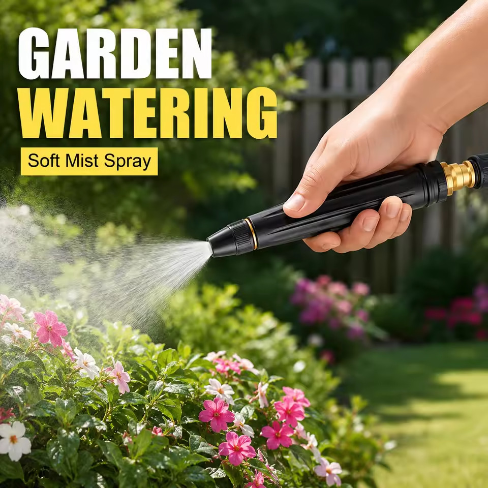 Larnto High Pressure Hose Nozzle Water Gun for Car Wash Garden Pressure Booster