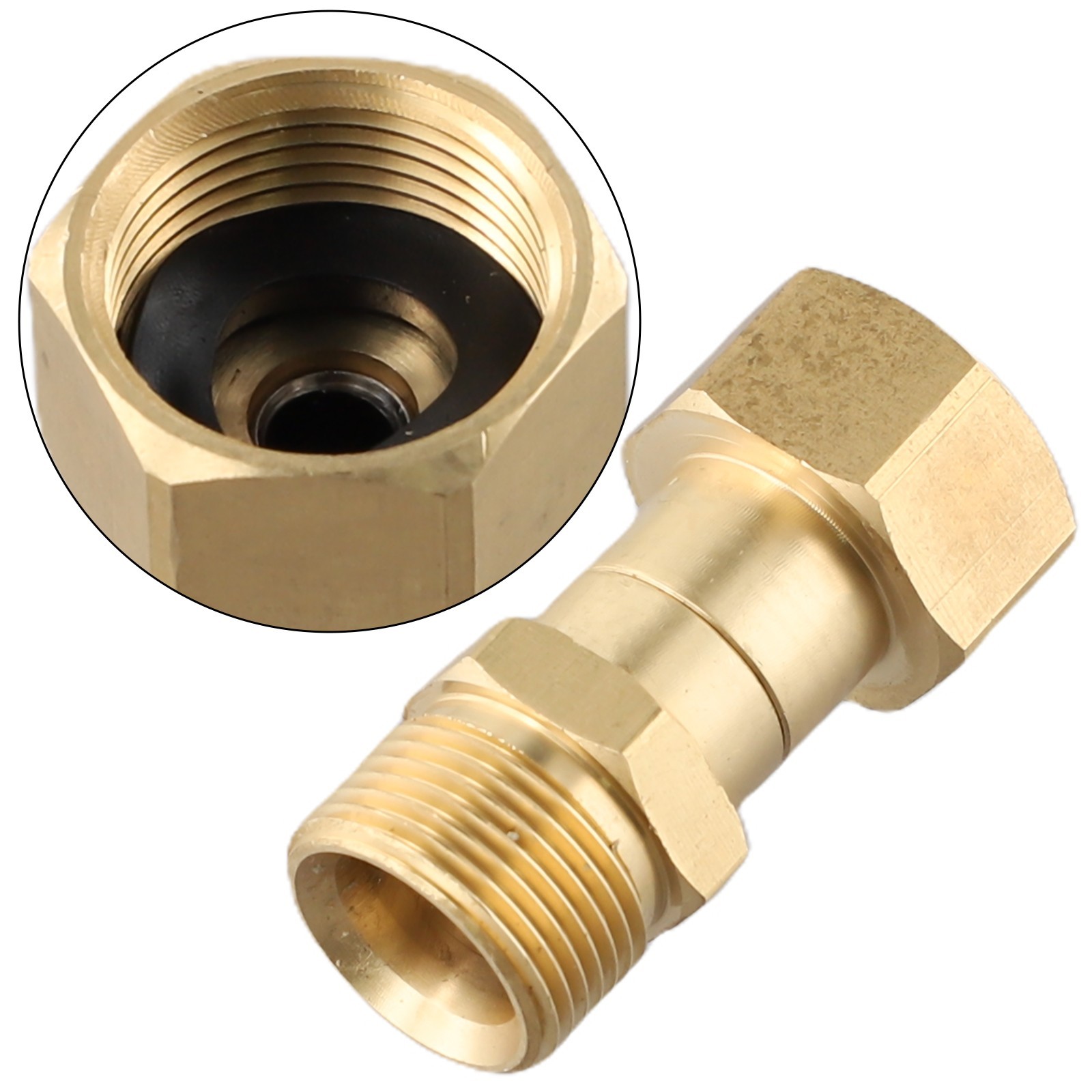 M22 14mm ADAPTER / COUPLER For Power Pressure Washer Water Pump Hose Fittings
