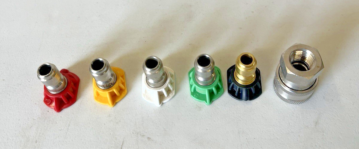 General Pump #7.5 Orifice Nozzles W/ Soap Nozzle & 1/4” Stainless Steel Socket
