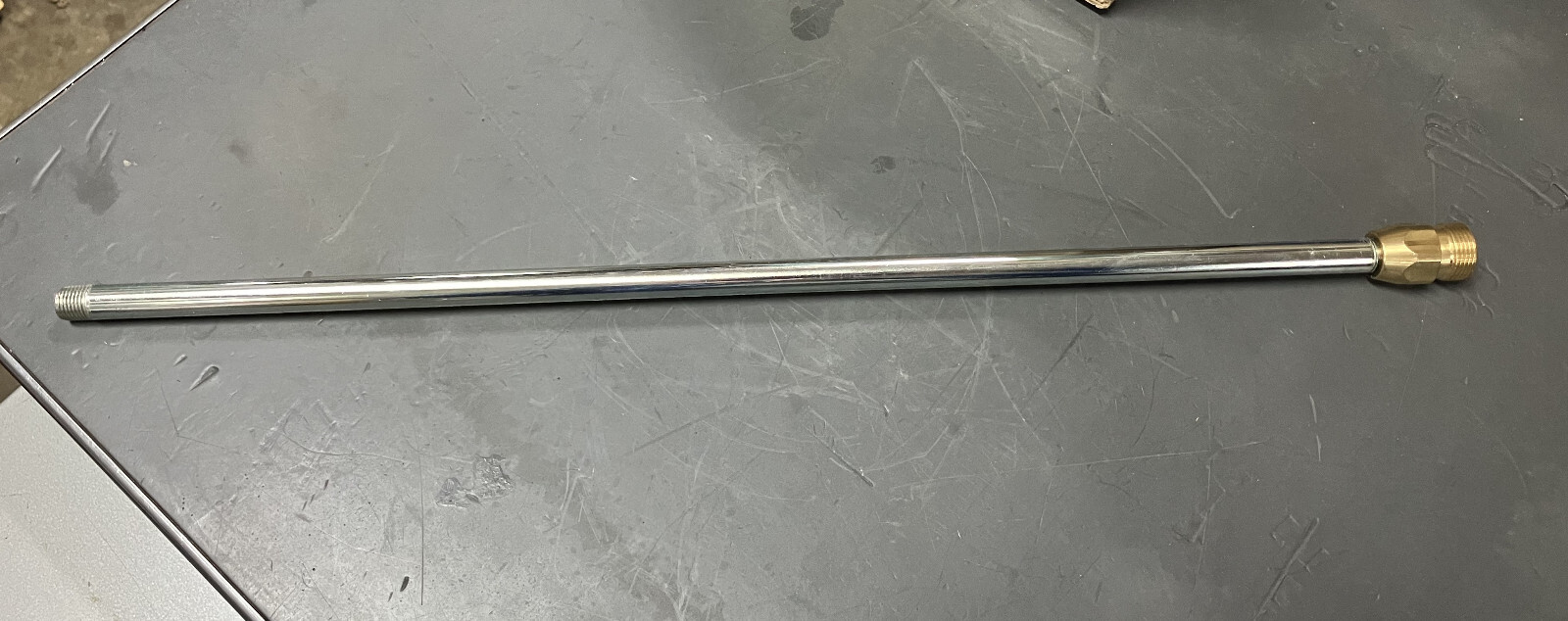 20Inch Pressure Washer Extension Lance-1/4×1/4 Npt Thread, 22mm Twist Lock
