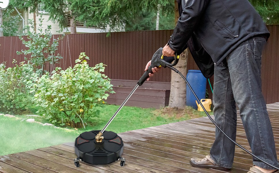 13inch Pressure Washer Surface Cleaner Power Washer Attachment for Sidewalks