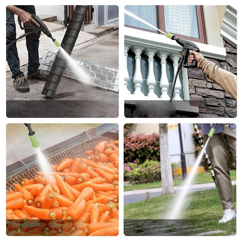 1400W High Pressure Cleaner Car Washer Sprayer Water Gun Cleaning Machine 100Bar