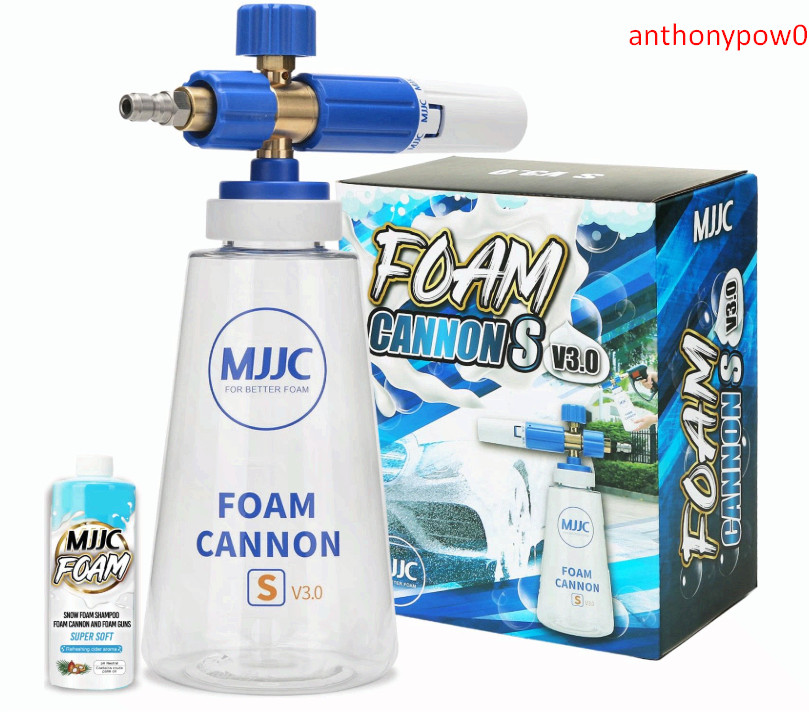 Foam Cannon S V3.0 (Thicker Snow Foam Technology) with 1/4 Inch Quick