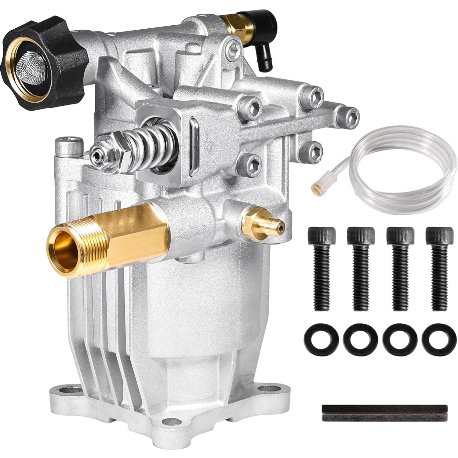 Pressure Washer Pump 3/4 Inch Shaft 3400 PSI 2.5 GPM Replacement for Gas Powe…