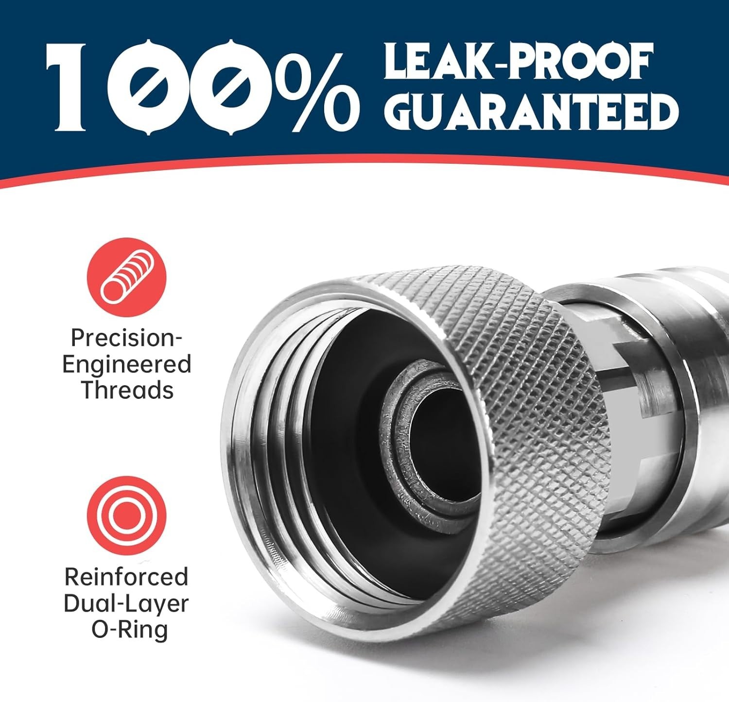 Garden Hose to Pressure Washer Adapter 3/4” GHT to 1/4” Quick Connect