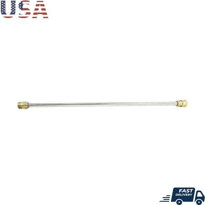 21 Inch Stainless Steel Pressure Washer Wand 4500 PSI Quick Connect M22 Fitting