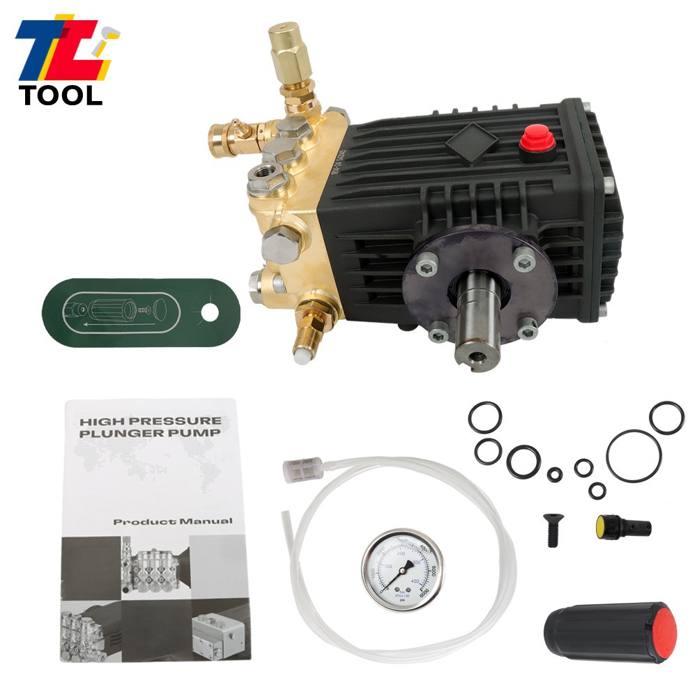 Solid Shaft Belt Drive Pressure Power Washer Pump 24mm 3600 PSI 4.9GPM