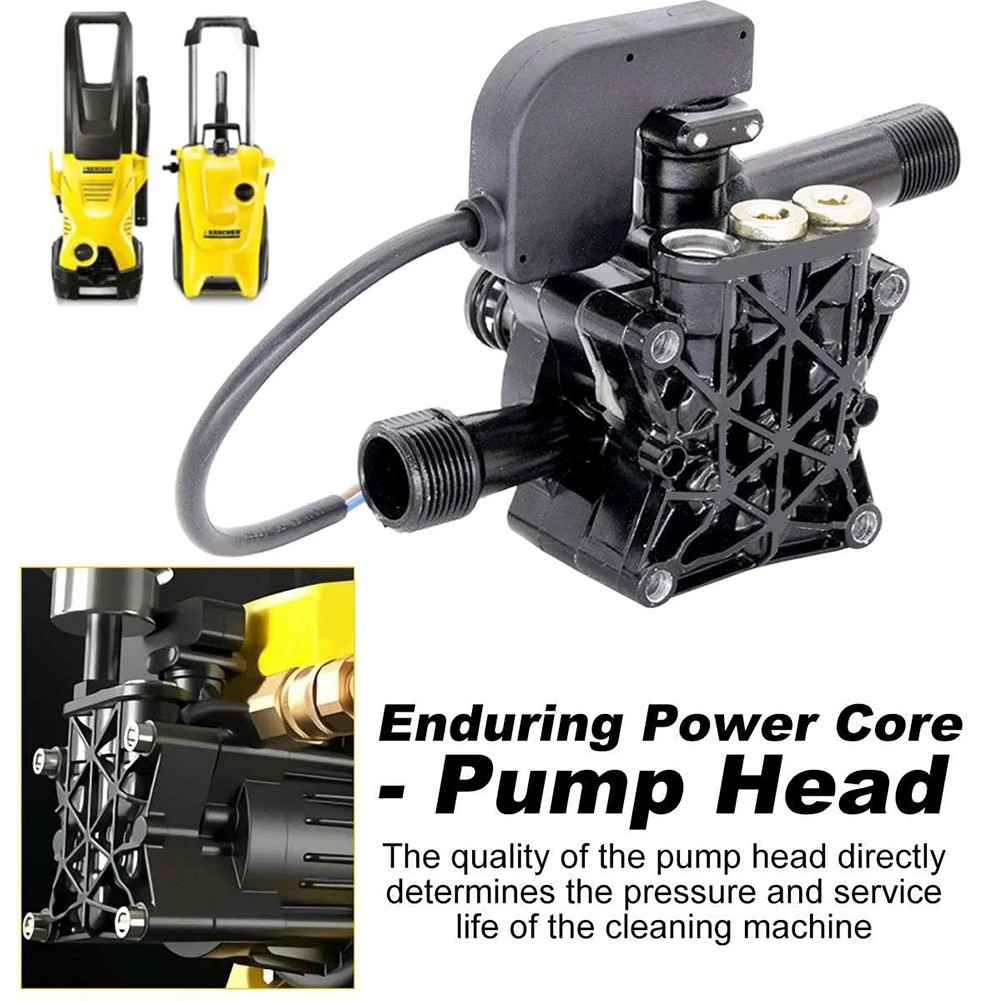220V high pressure car washer pump head accessories triangular pump head/square