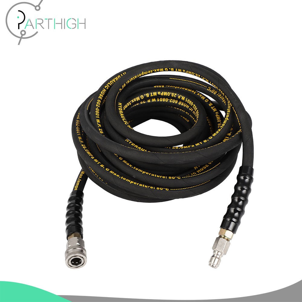 40′ Pressure Washer Hose 40FT Kink Resistant 4000PSI -3/8″ Swivel SS Connectors