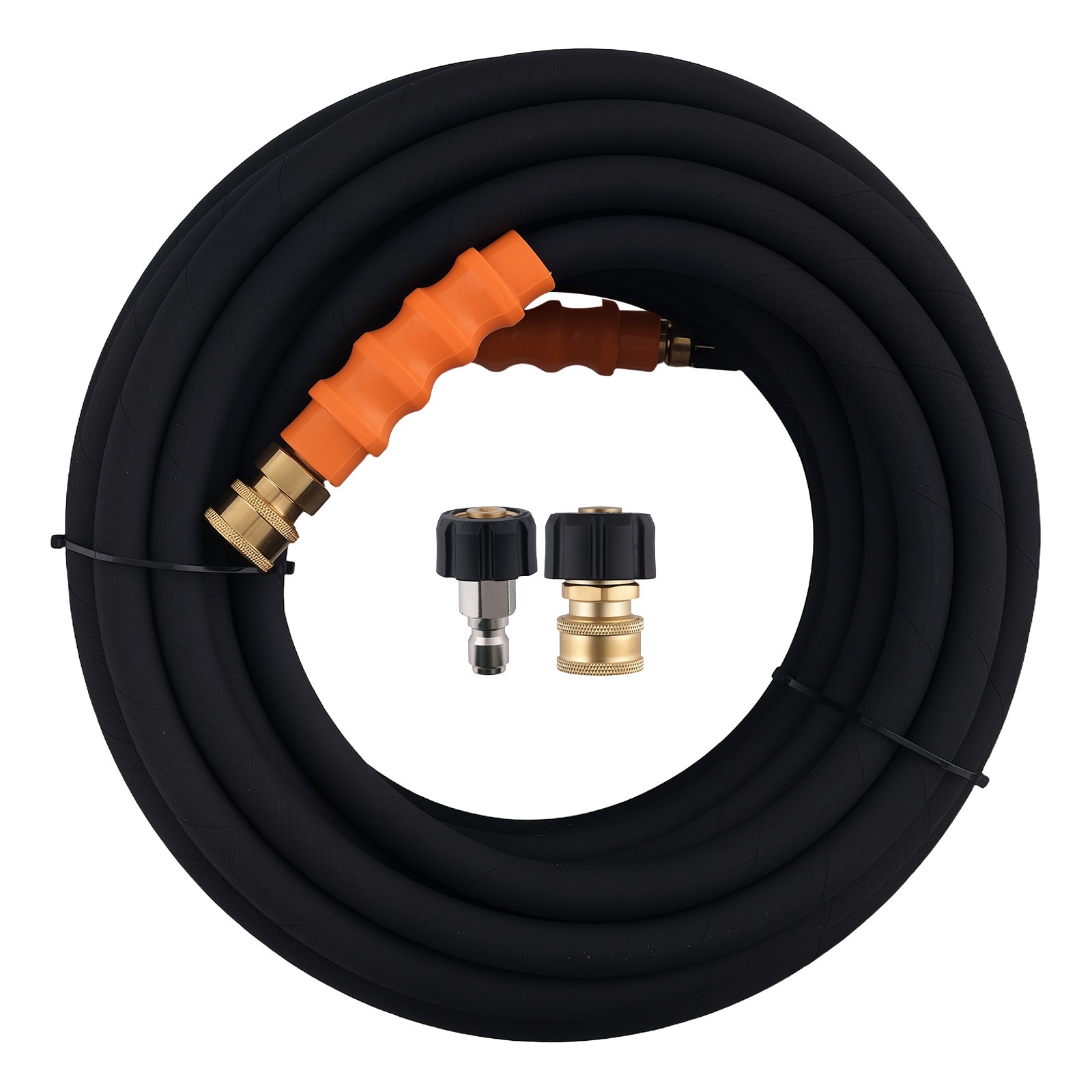 3/8″ Pressure Washer Hose 70FT 4800PSI Rubber Steel Steel Wire Braid