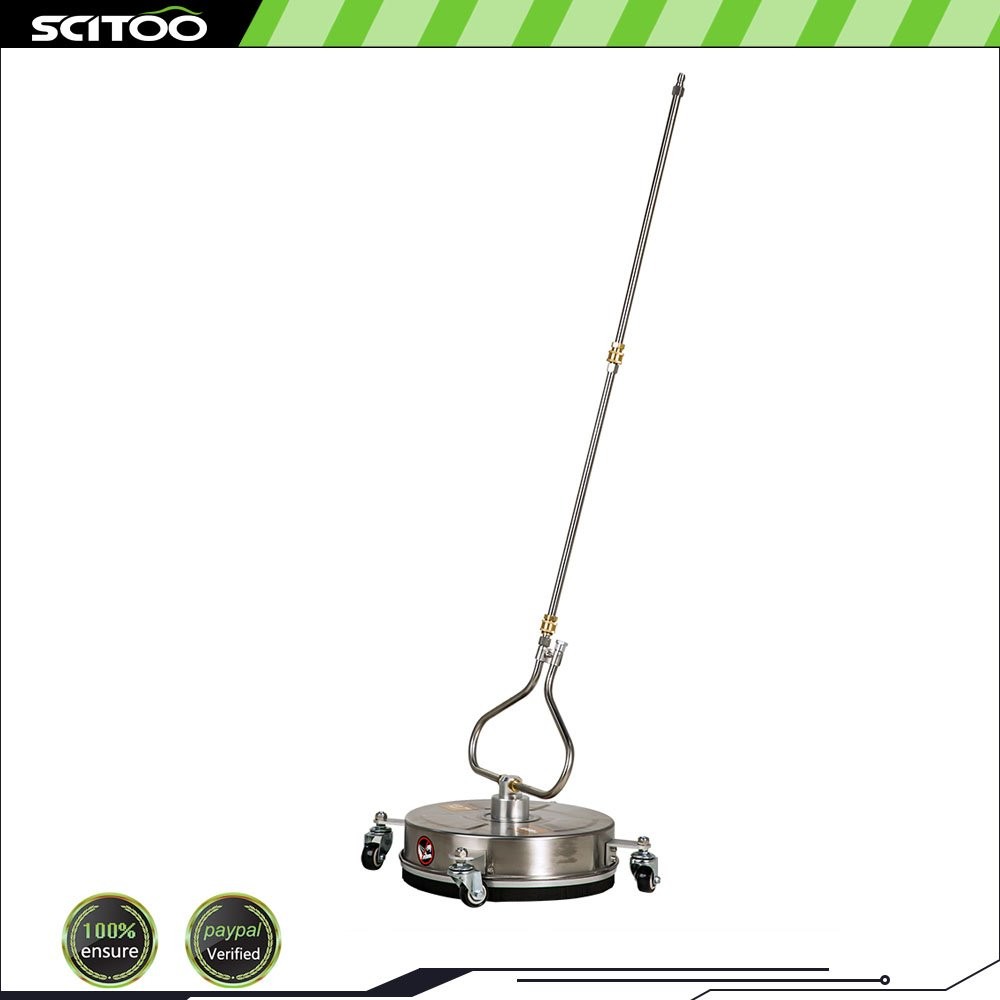 13.7″ Pressure Washer Surface Cleaner with 4 Wheels Stainless Steel Brand New