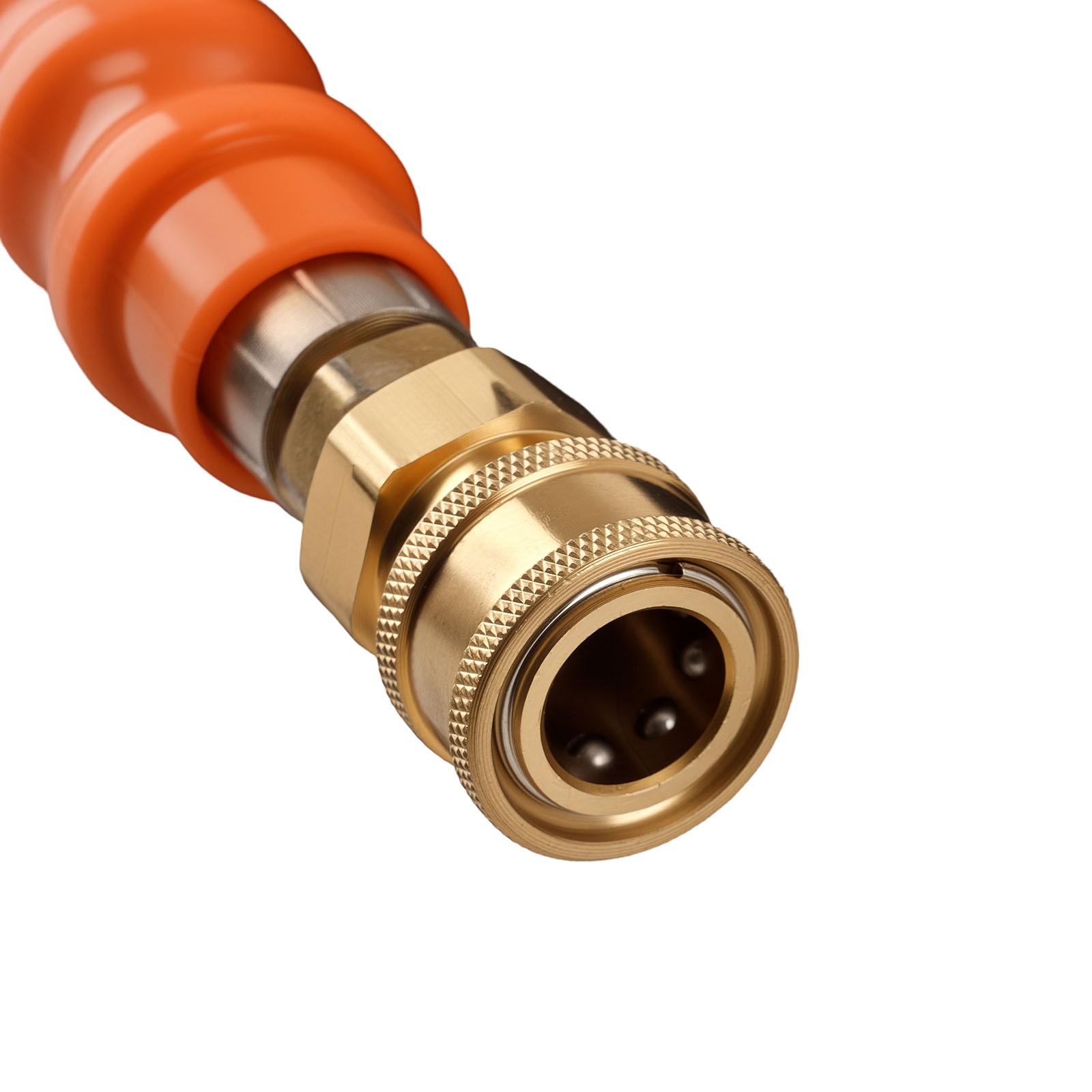 150FT Pressure Washer Hose 4800PSI Steel Wire Braid With 3/8″ M22-14mm Adapter