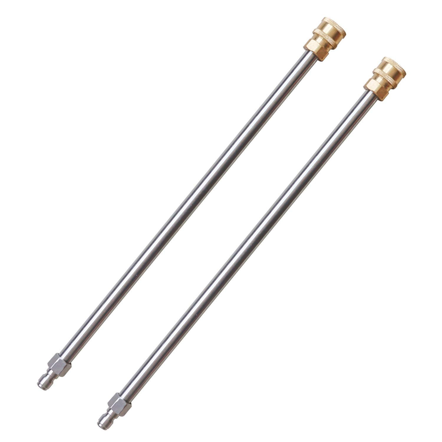 Pressure Washer Extension Wand, 17 Inch Stainless Steel with 1/4″ Quick Conne…