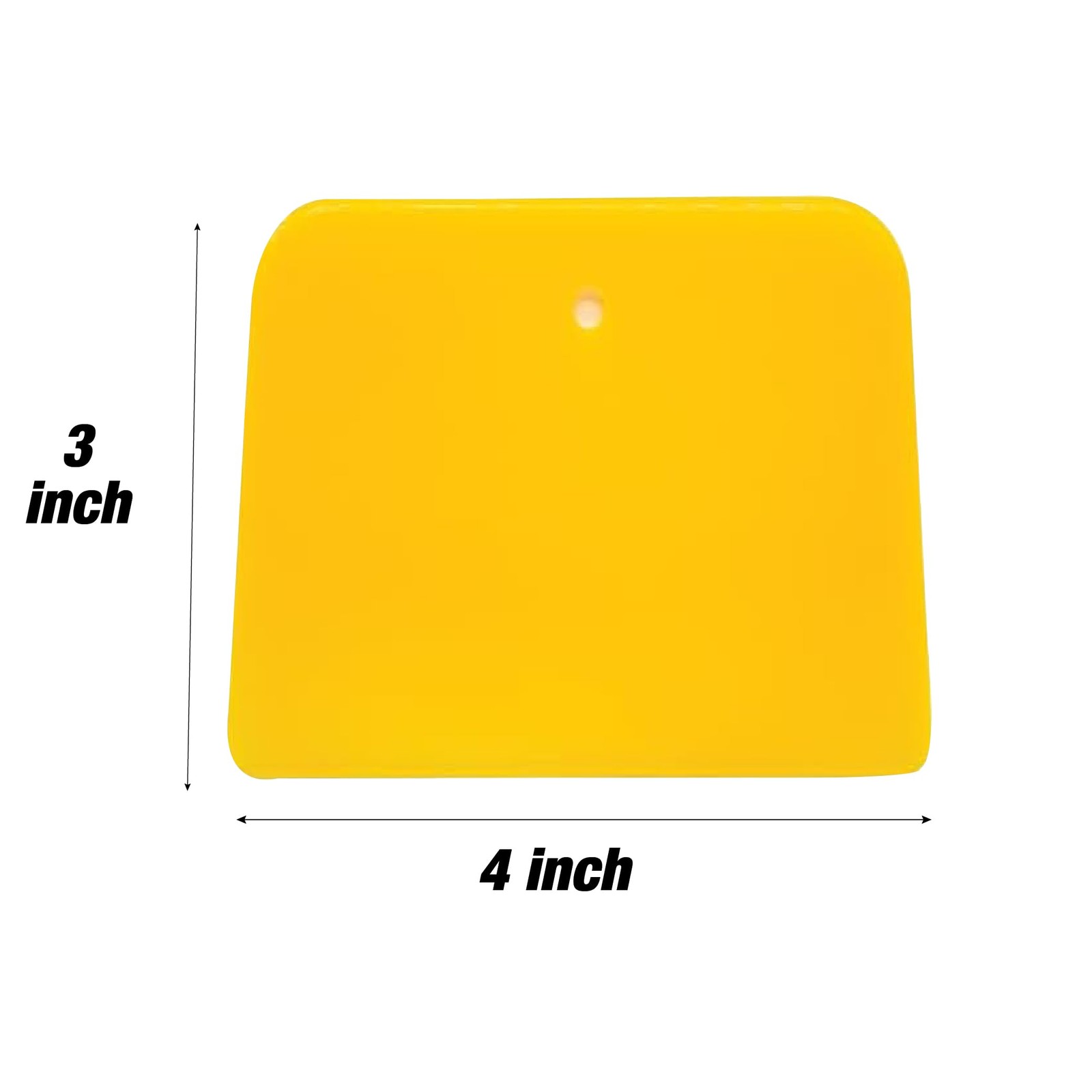 LAUCO Auto Body Filler Spreaders (100 Pieces) – Yellow Reusable 4″,
