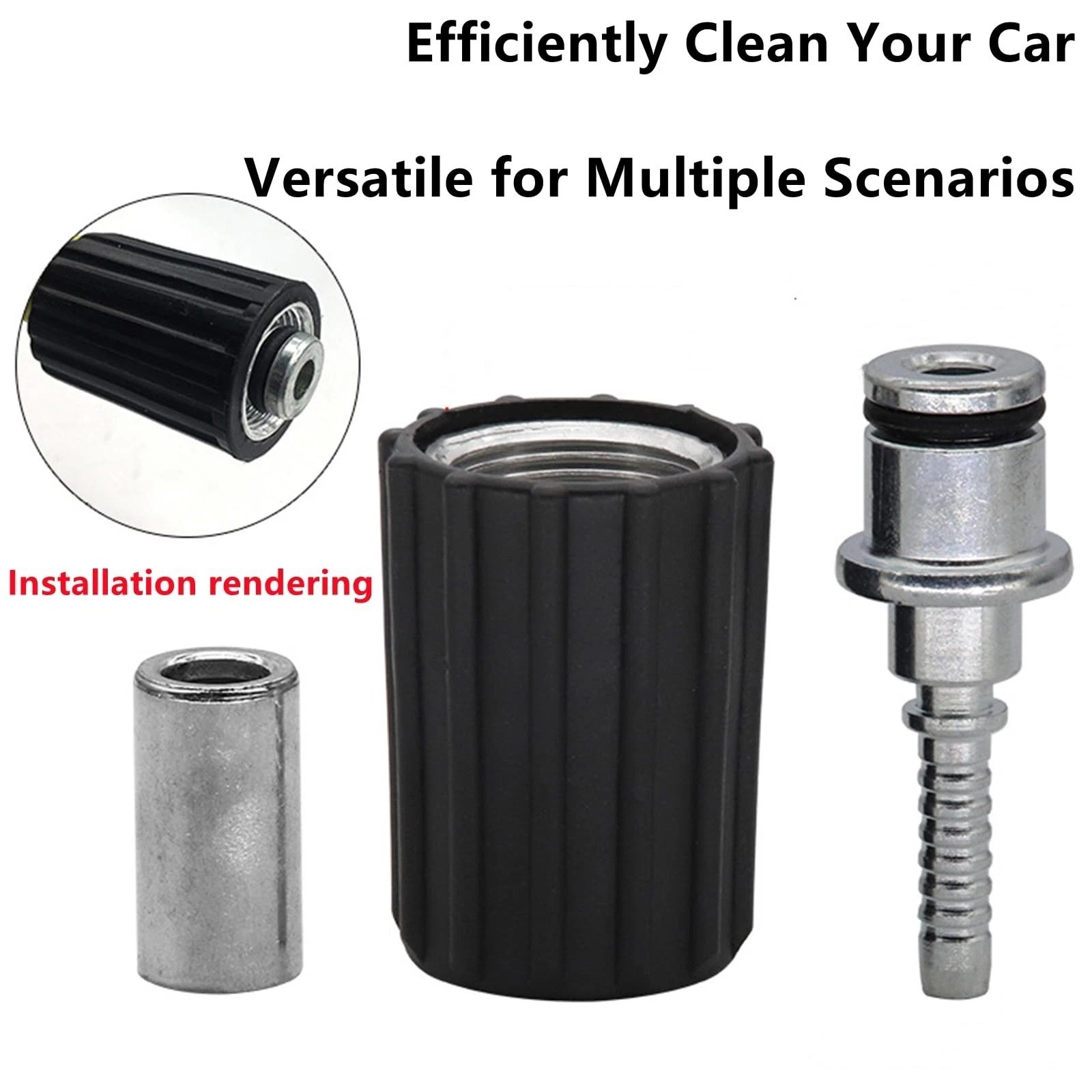 High Pressure Washer Hose Repair Kit, Hose Washers Insert Fittings Car Washer…