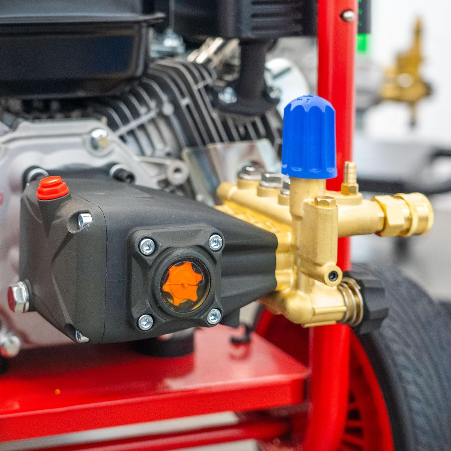 Pressure Washer Pump, 3700PSI 2.5GPM 3/4″ Shaft Horizontal Triplex Plunger Power