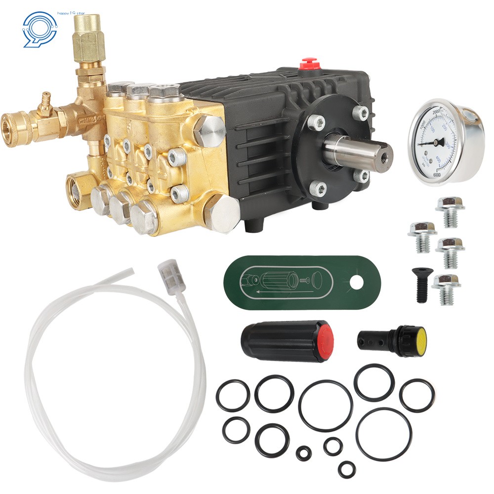 New 24mm Solid Shaft Pressure Power Washer Pump 3600 PSI 4.9GPM Belt Drive