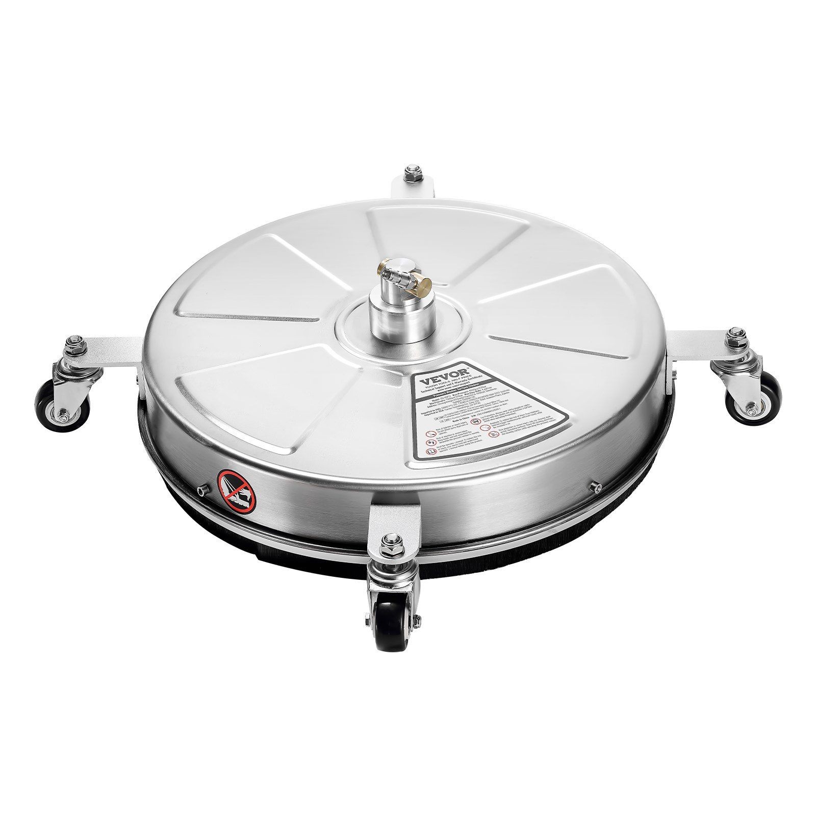 4000PSI 18in 4-Wheel Surface Cleaner & Quick Connect & Stainless Steel