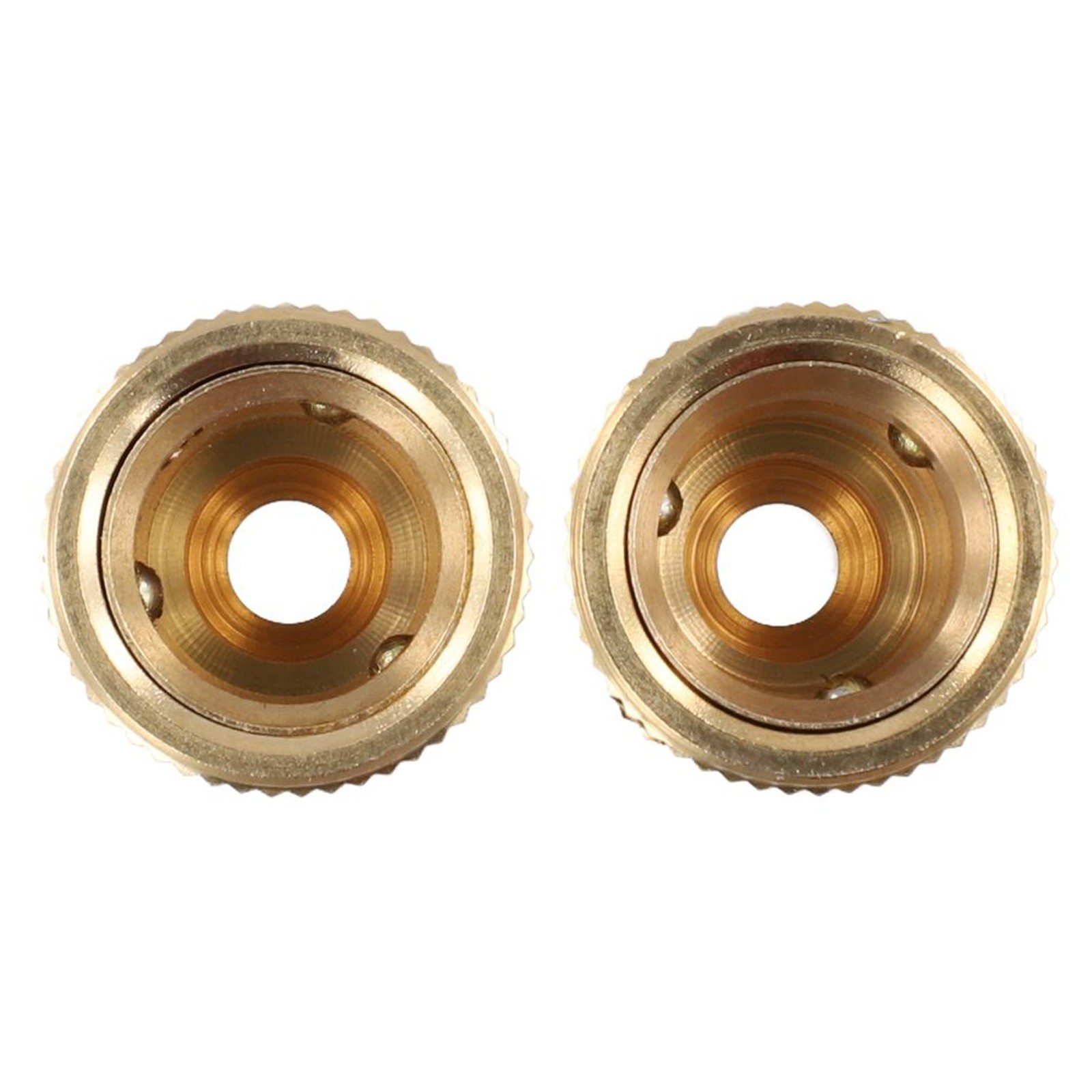 Expandable Hose Repair Adaptor 2 Pack Brass Connectors for 3/8 Inch Hoses