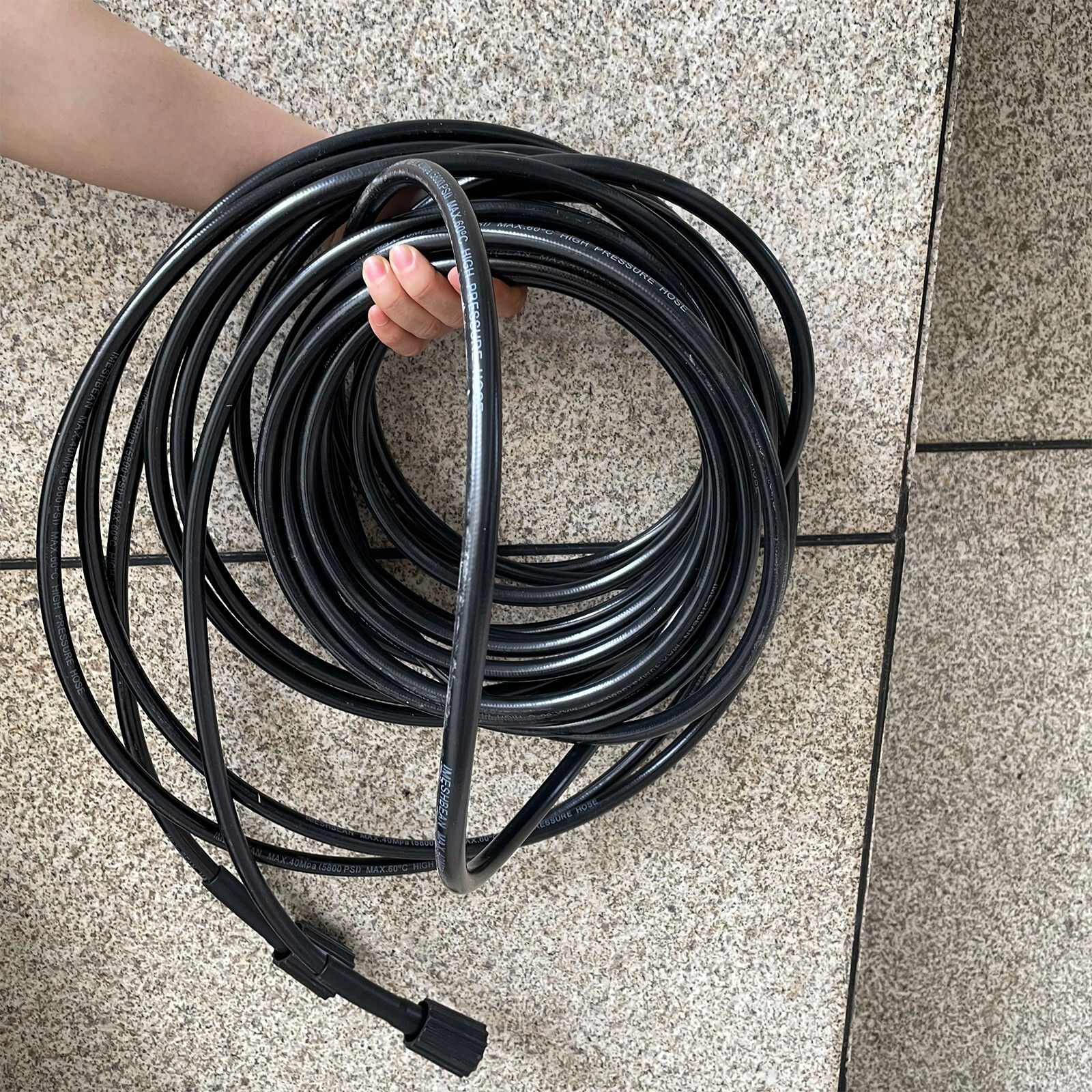 High Pressure Washer Hose 15M/50ft 5800PSI M22-14mm Power Washer Extension Cable