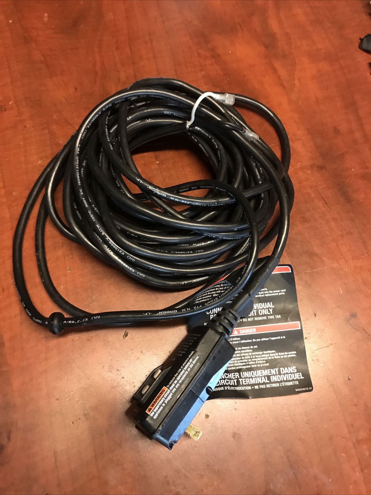 Used Genuine Part Power GFCI Cord Assy -Ryobi RY1419 1900PSI Pressure Washer