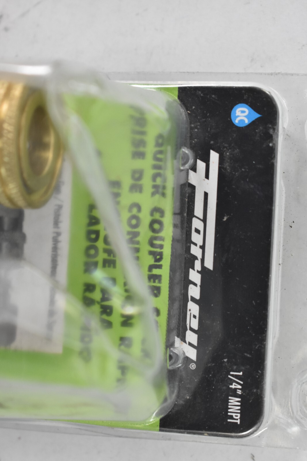 Forney Quick Coupler Male Socket 1/4″ M-NPT 5500 PSI Brass Hardware 75126