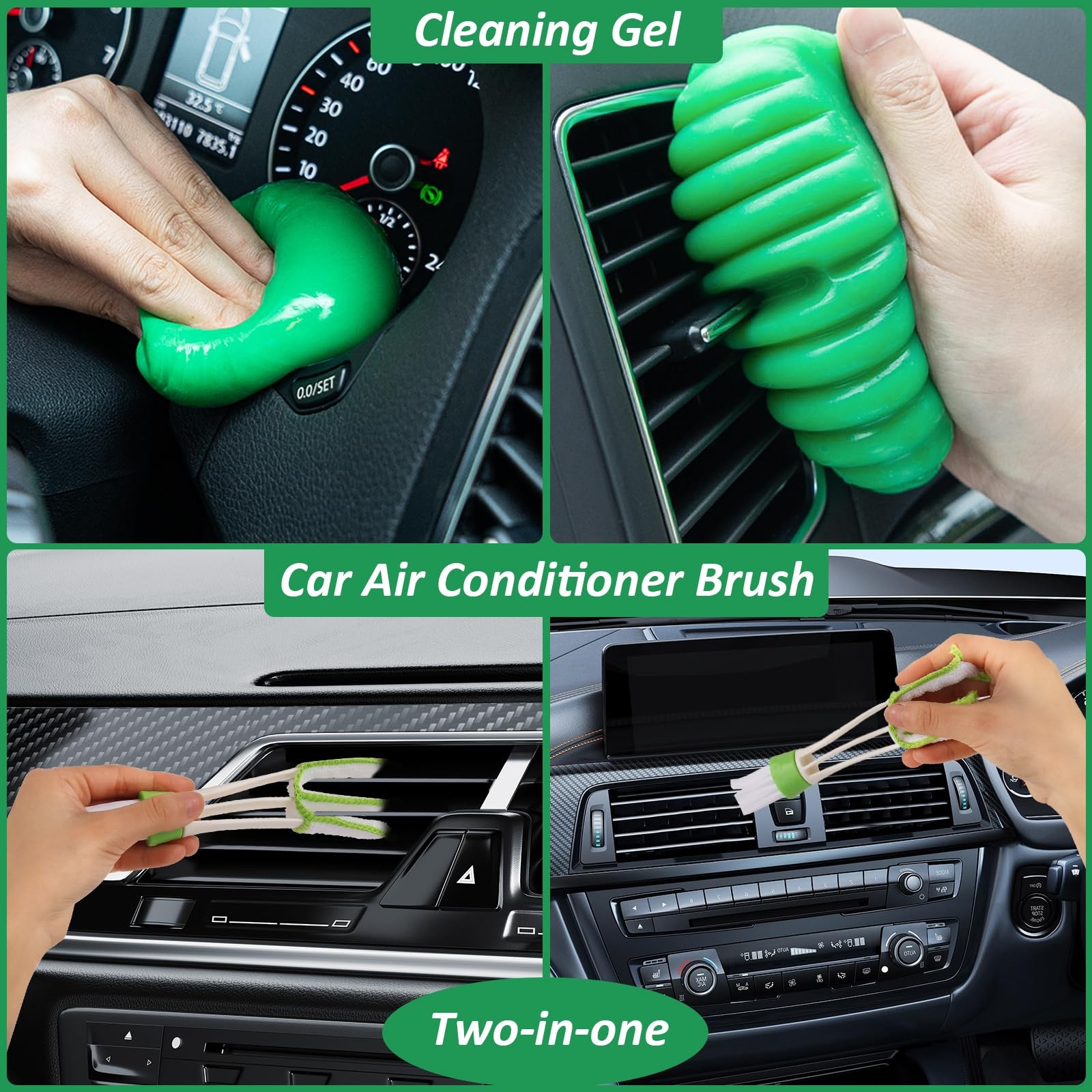 Goeveo 18PCS Car Detailing Brush Set, Interior Kit for…