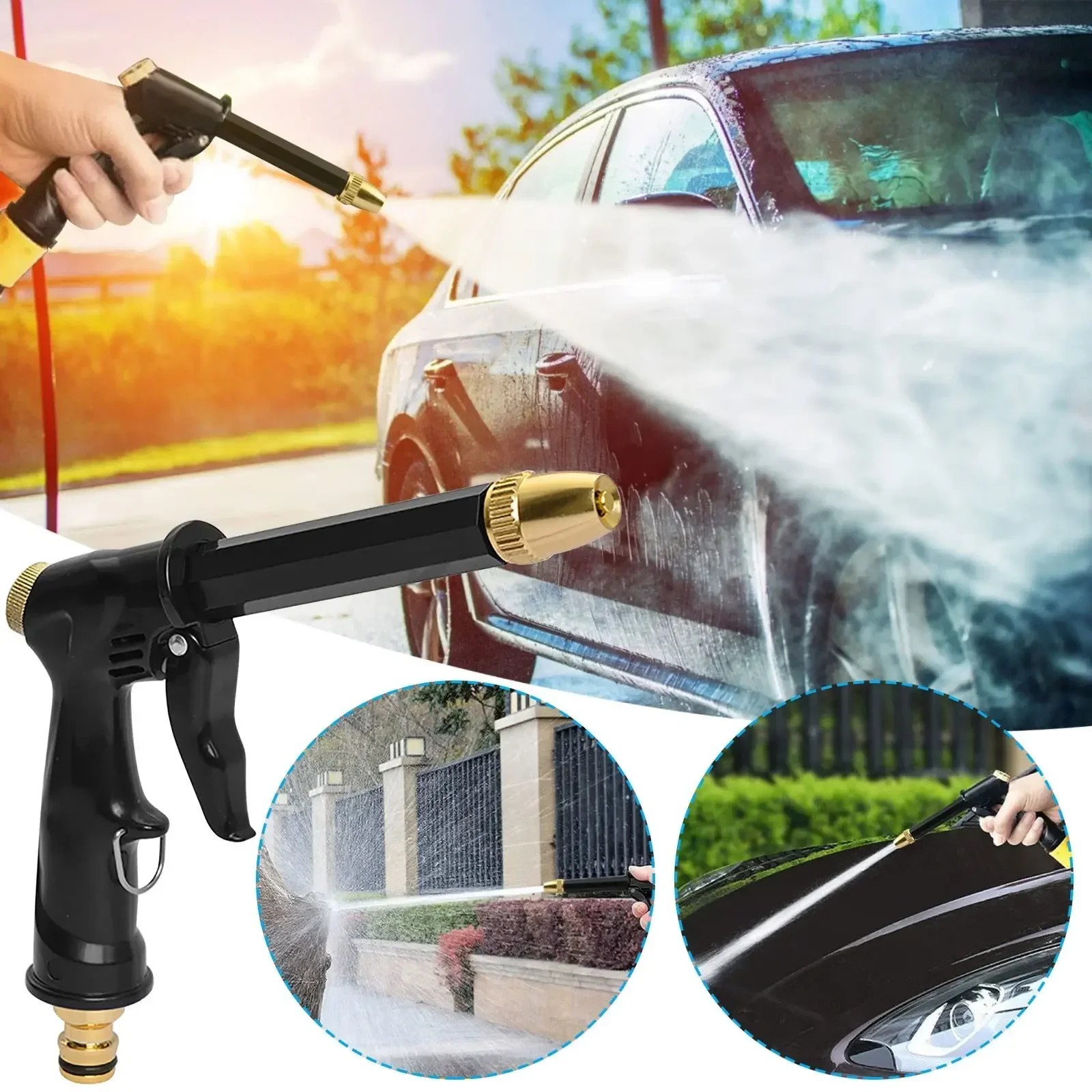 High Pressure Water Gun Car Washer Garden Sprayer Cleaning Tool Kit