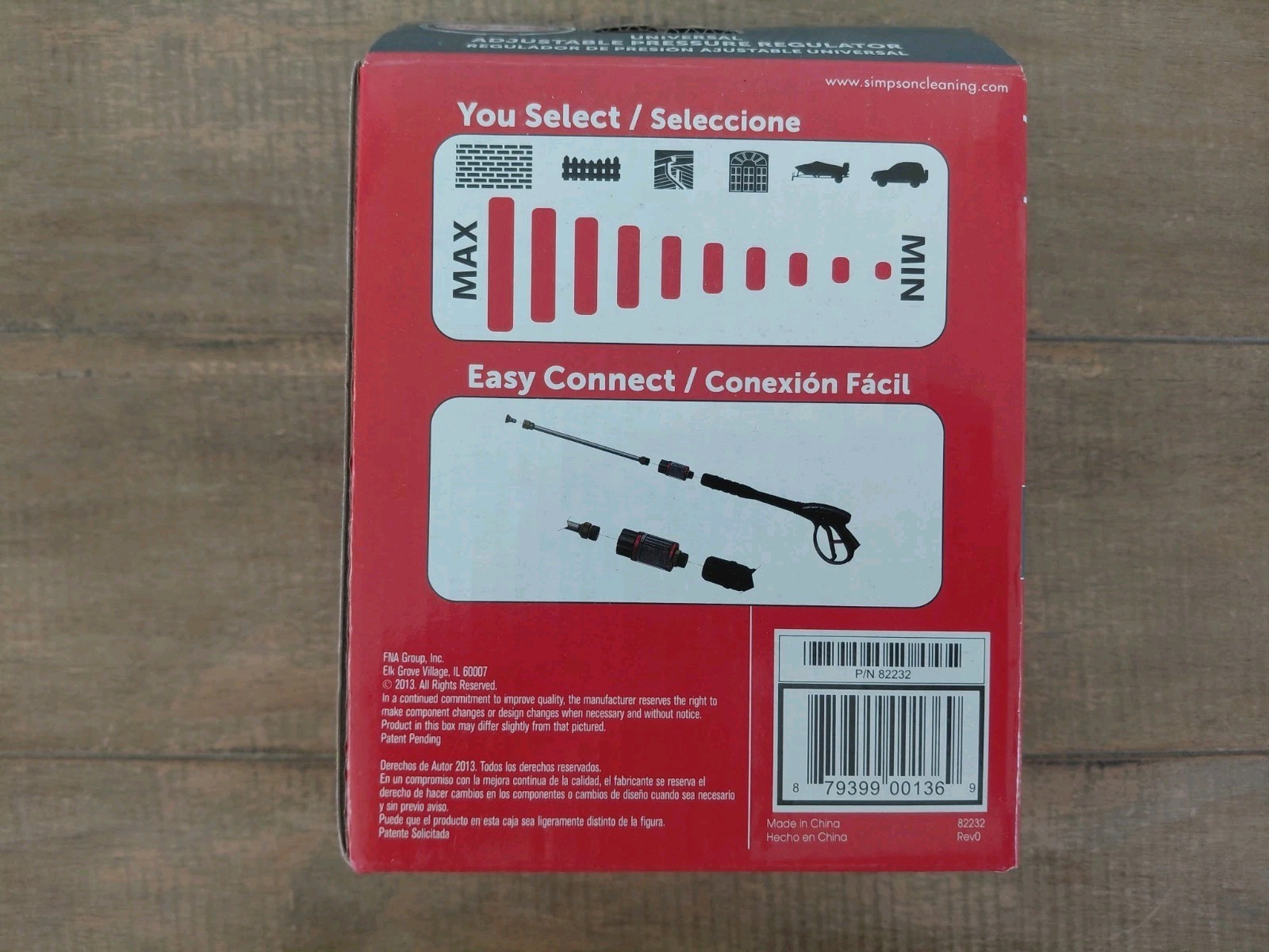 Simpson 4500PSI Dial-N-Wash Adjustable Pressure Washer Regulator 82232