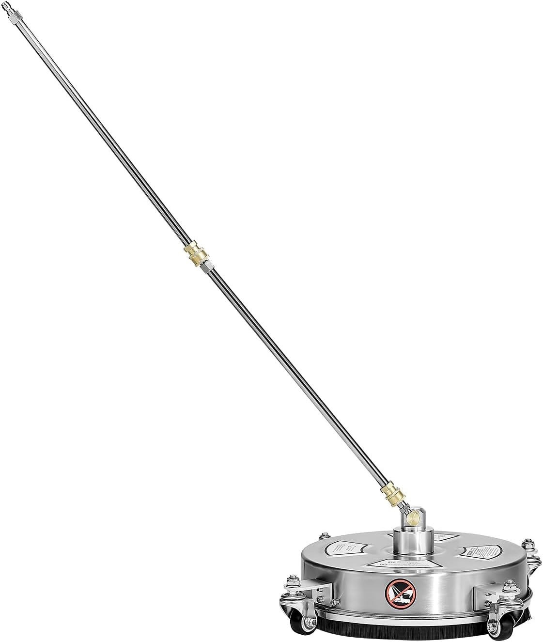 14 Inch Pressure Washer Surface Cleaner, 4000 PSI Stainless Steel Attachment wit