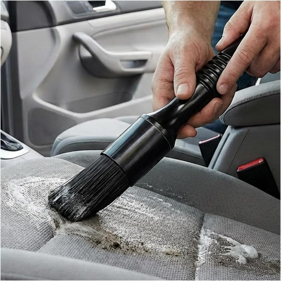 Parts Washer Brush, Wear Resistant Stiff Bristle Auto Parts Cleaning Tool, No Sc