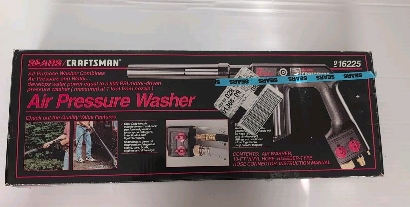 Craftsman – Air Pressure Washer – Model No. 916225 – W Box & Access