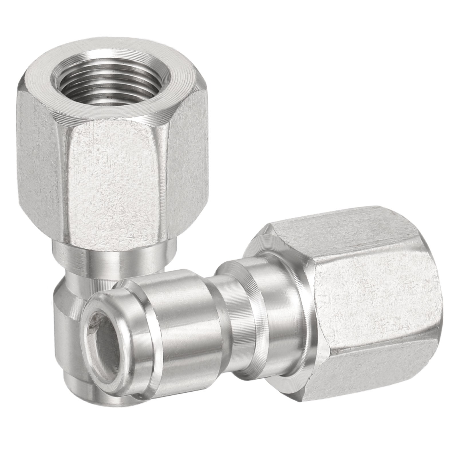 2Pcs Pressure Washer Adapter 1/4″ Male Quick Plug to M10x1mm Female