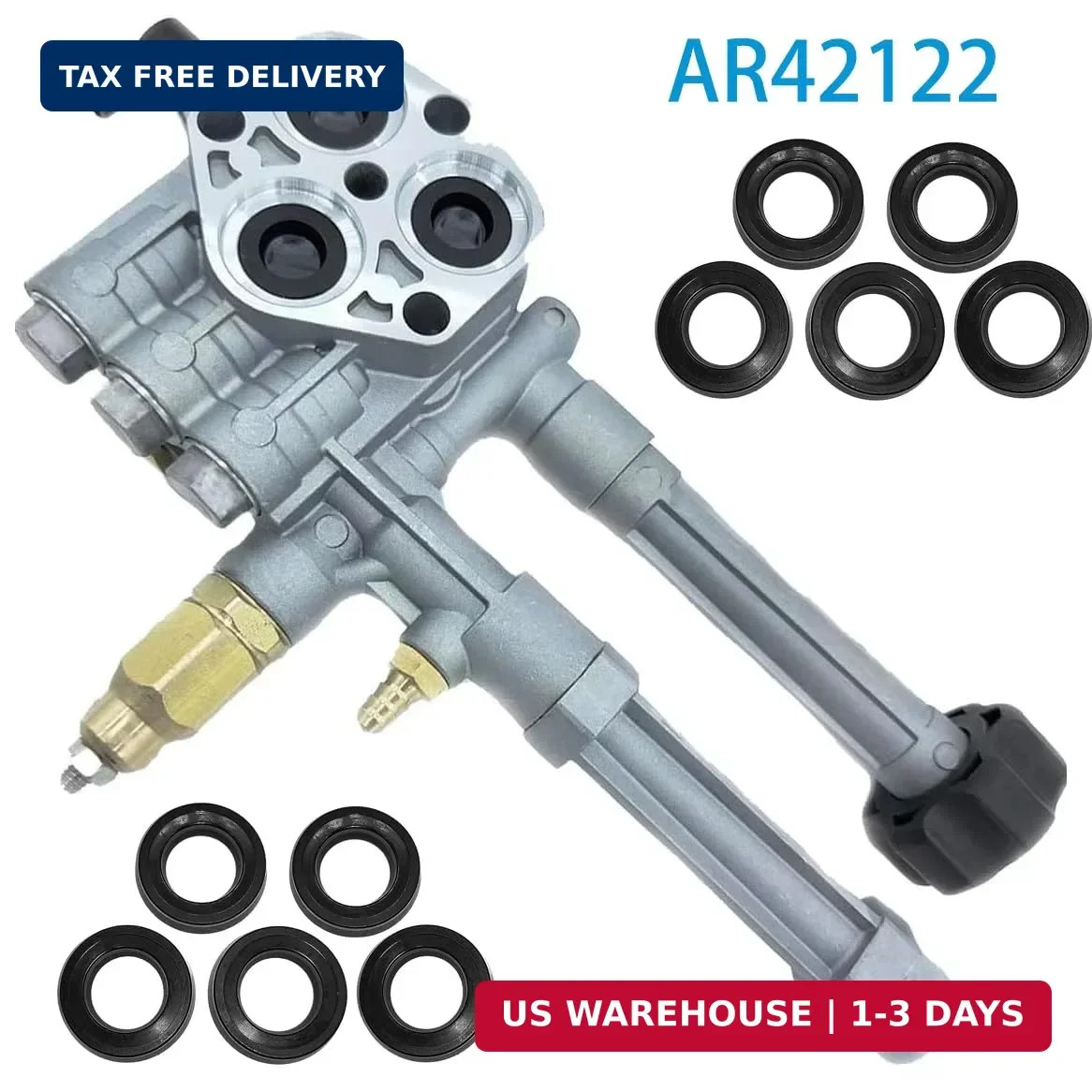 (10/Pack) 42122 AR42122 70-464 Pressure Washer Pump Water Seal Kit for AR RMW2.2